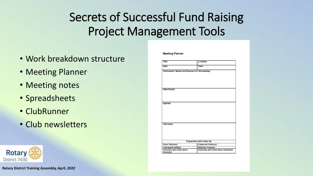 secrets of successful fund raising secrets 6