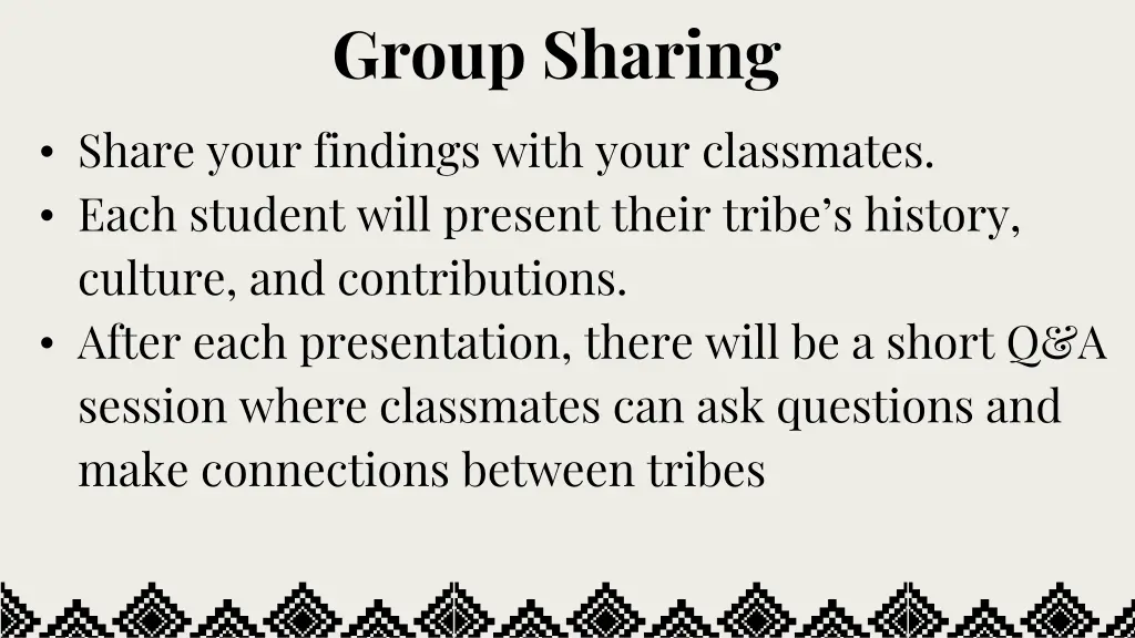 group sharing