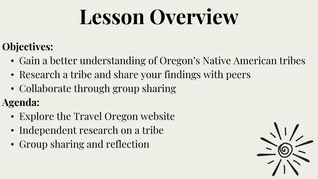 lesson overview