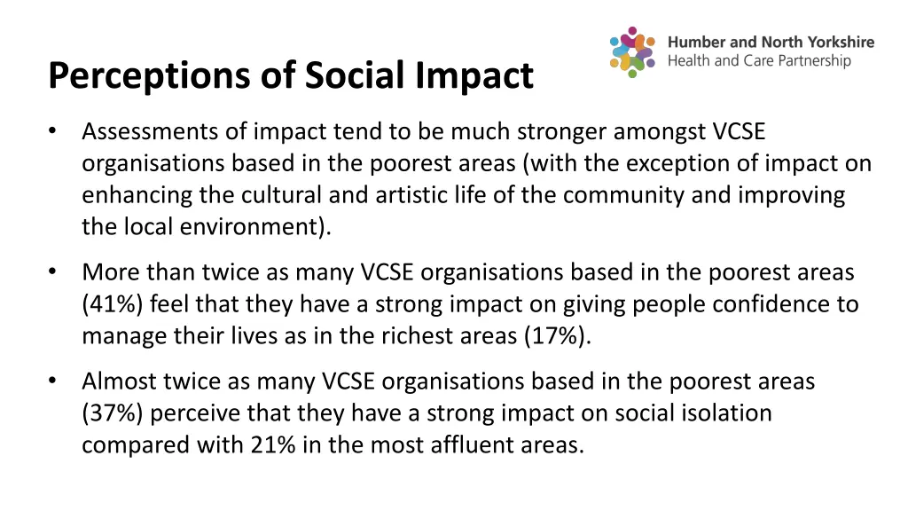 perceptions of social impact