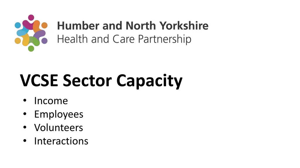 vcse sector capacity income employees volunteers