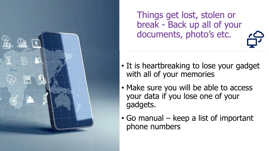 things get lost stolen or break back