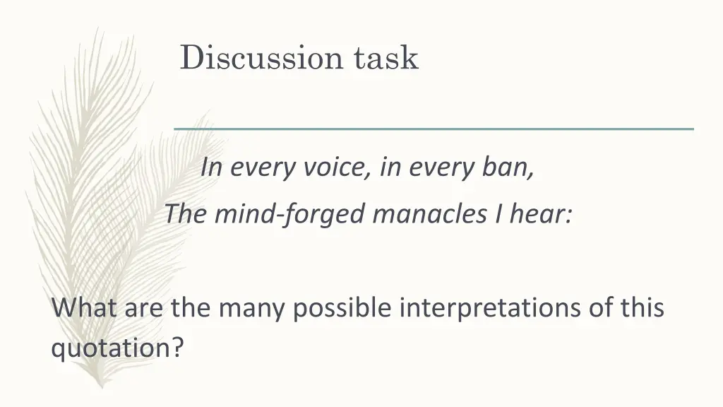 discussion task