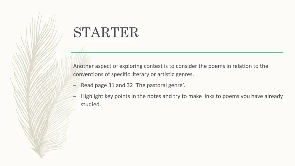 starter