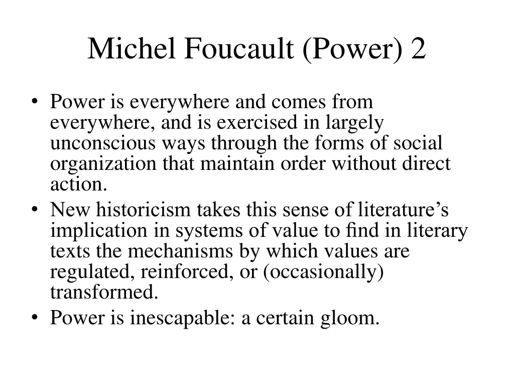 michel foucault power 2