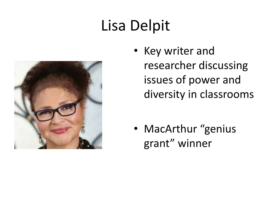 lisa delpit