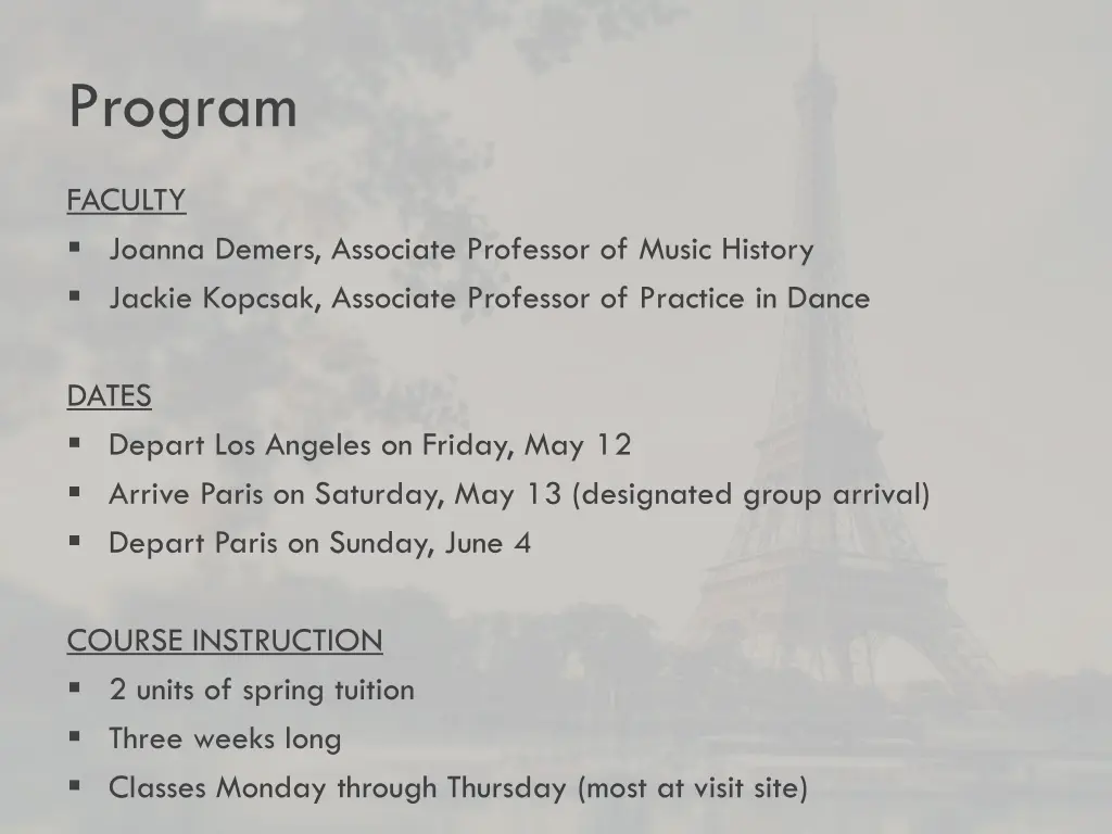 program
