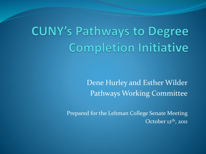 dene hurley and esther wilder pathways working