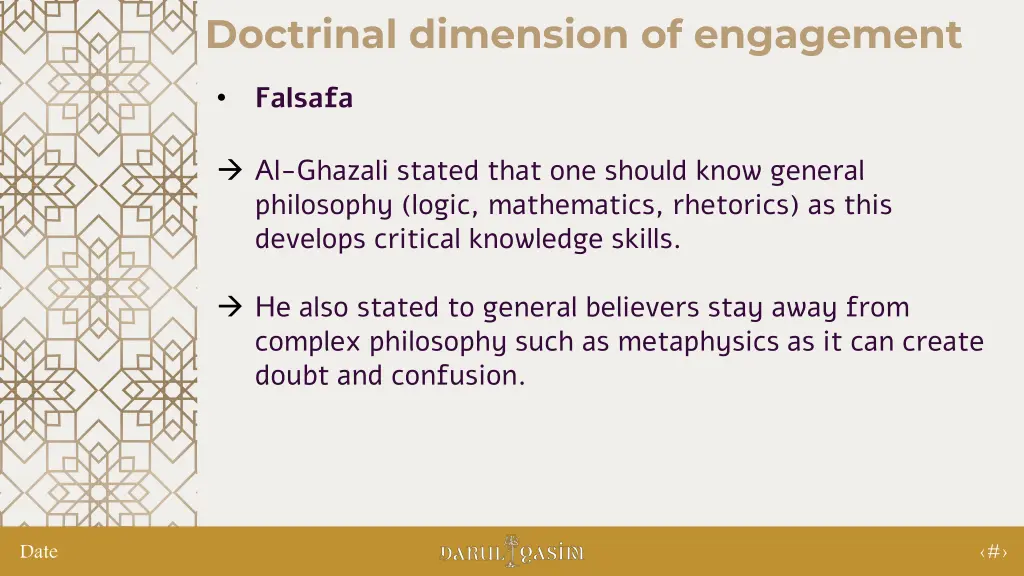 doctrinal dimension of engagement 1