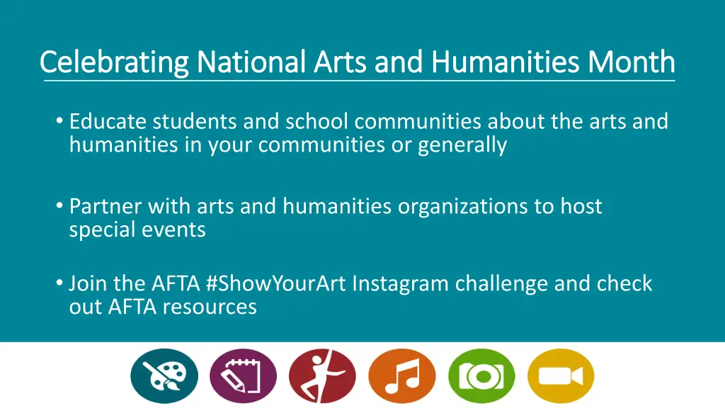 celebrating national arts and humanities month 1