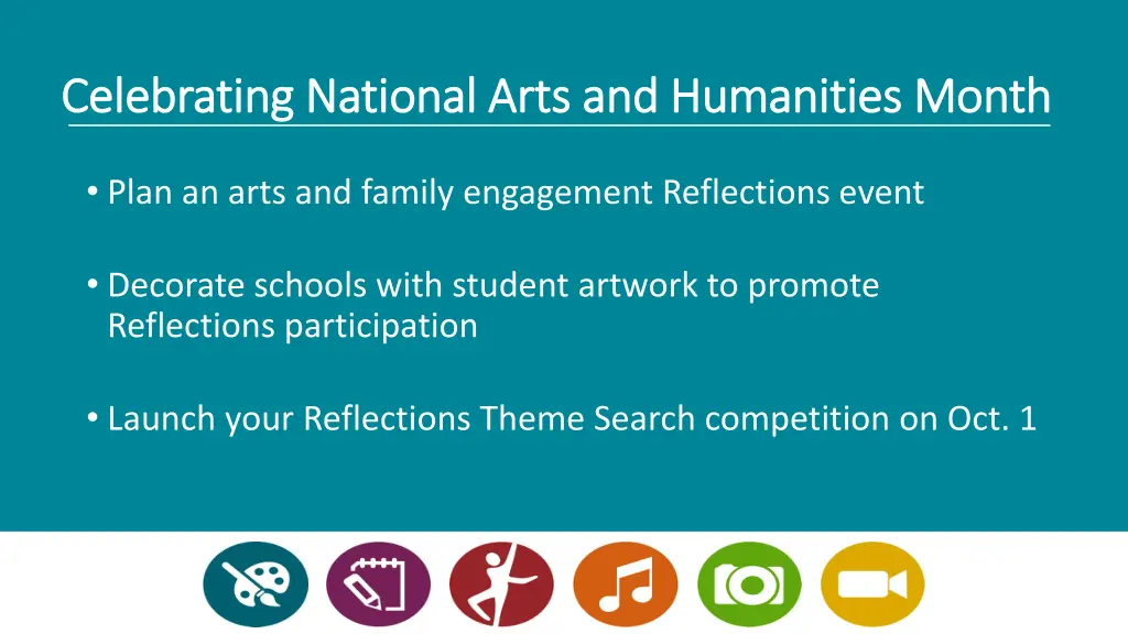 celebrating national arts and humanities month