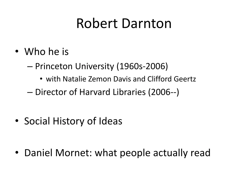 robert darnton