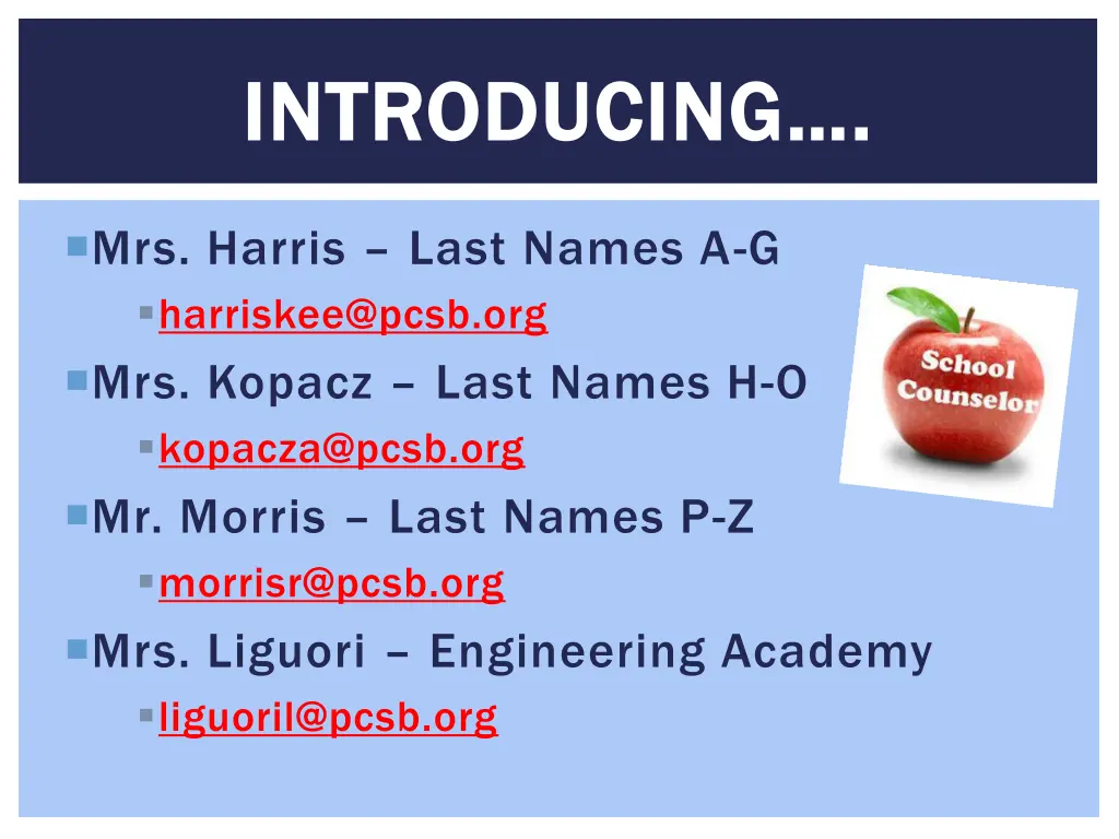 introducing introducing
