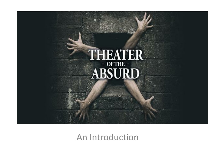theatre of the absurd