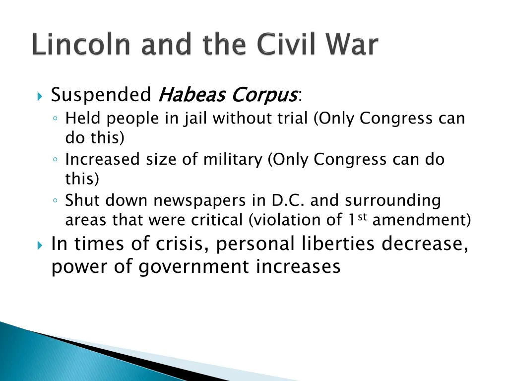 suspended habeas corpus held people in jail