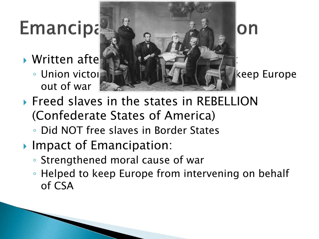written after the battle of antietam union