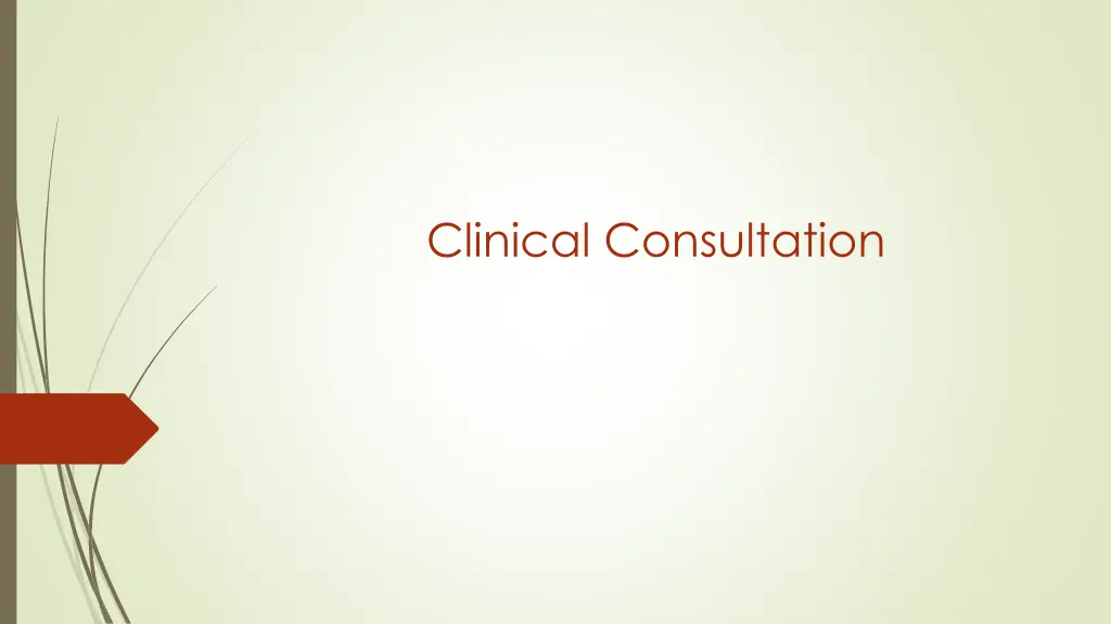 clinical consultation