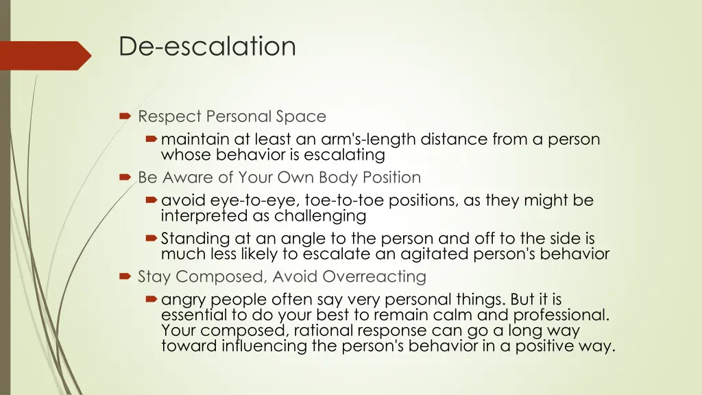 de escalation 3