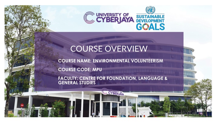 course overview