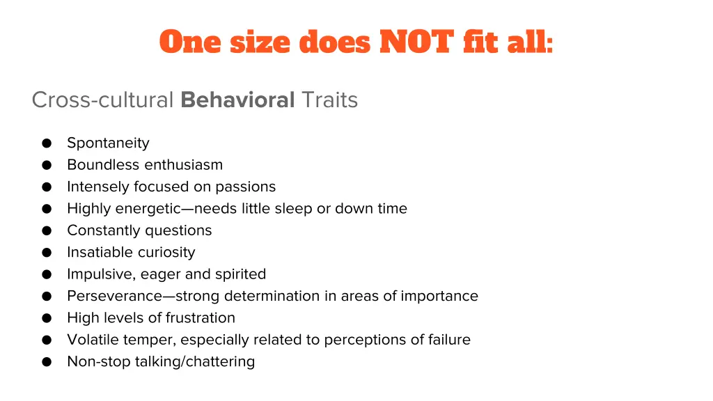 one size does not fit all 3