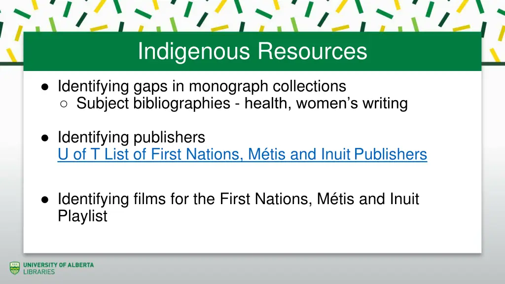 indigenous resources
