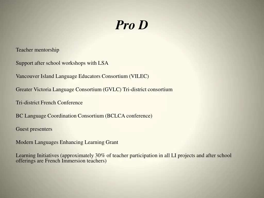 pro d