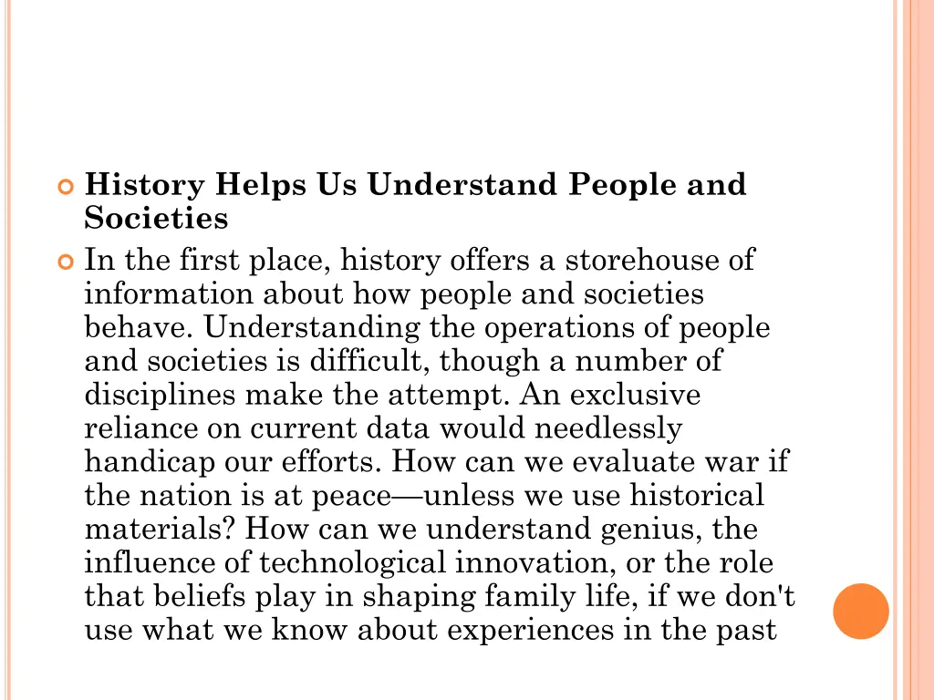 history helps us understand people and societies