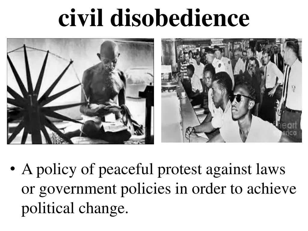 civil disobedience