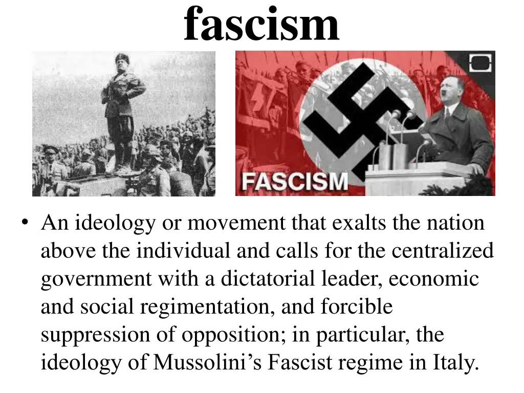 fascism