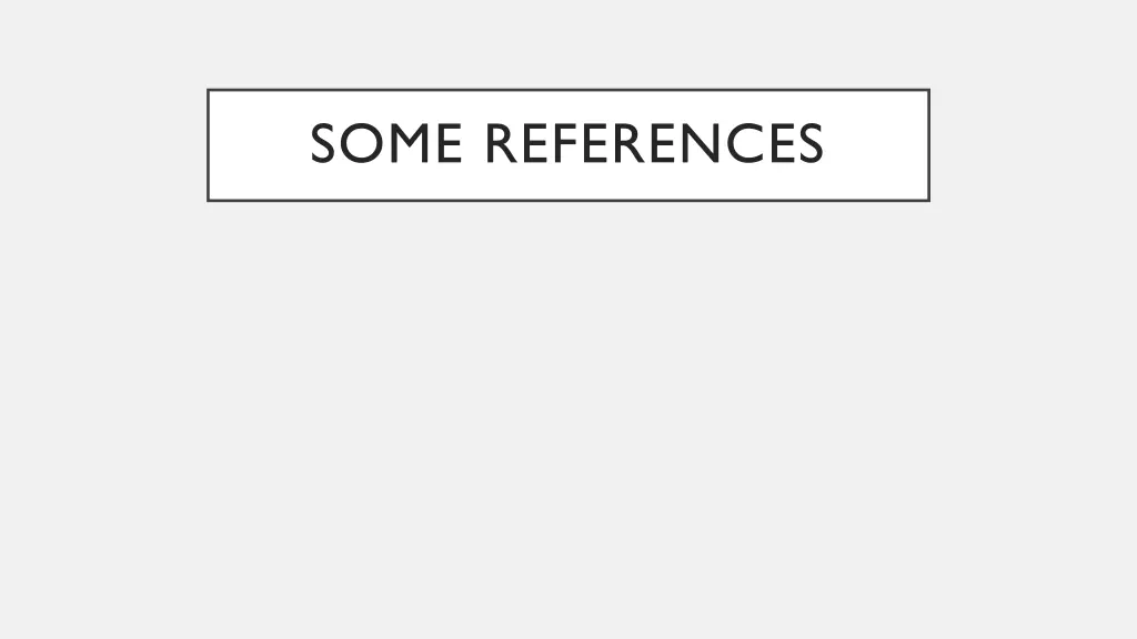 some references
