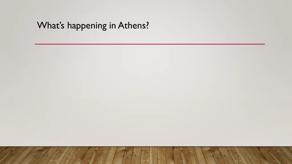 what s happening in athens