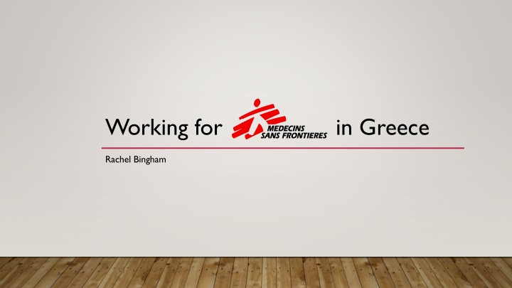 working for
