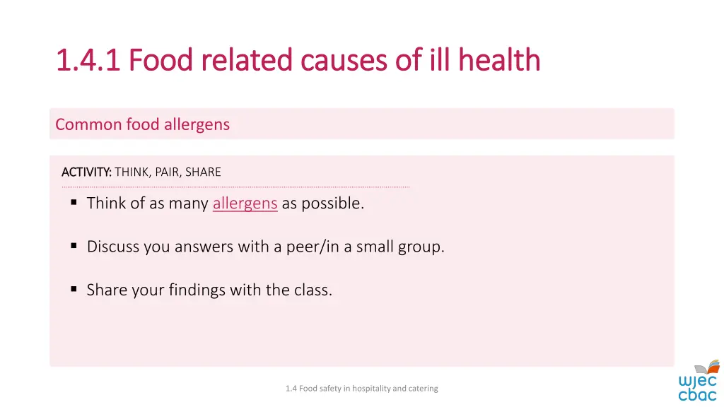 1 4 1 food related causes of ill health 12