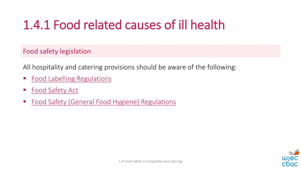 1 4 1 food related causes of ill health 15