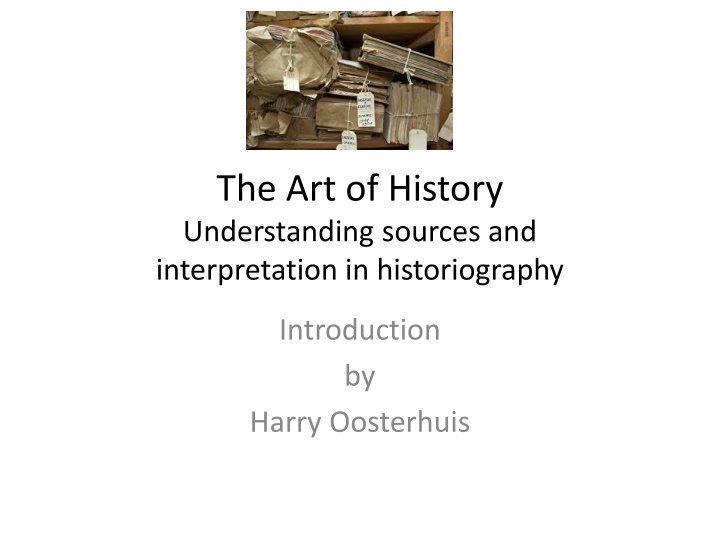 the art of history understanding sources