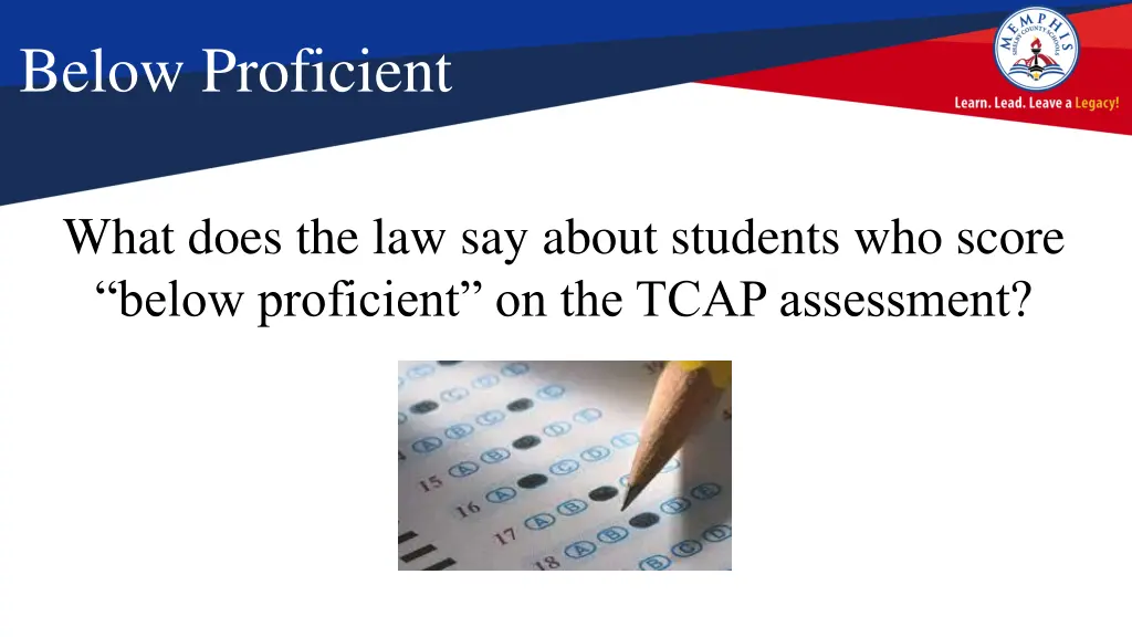 below proficient