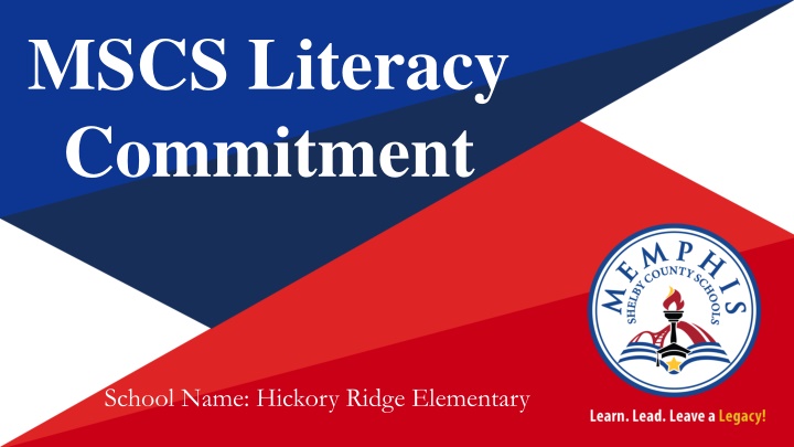 mscs literacy commitment