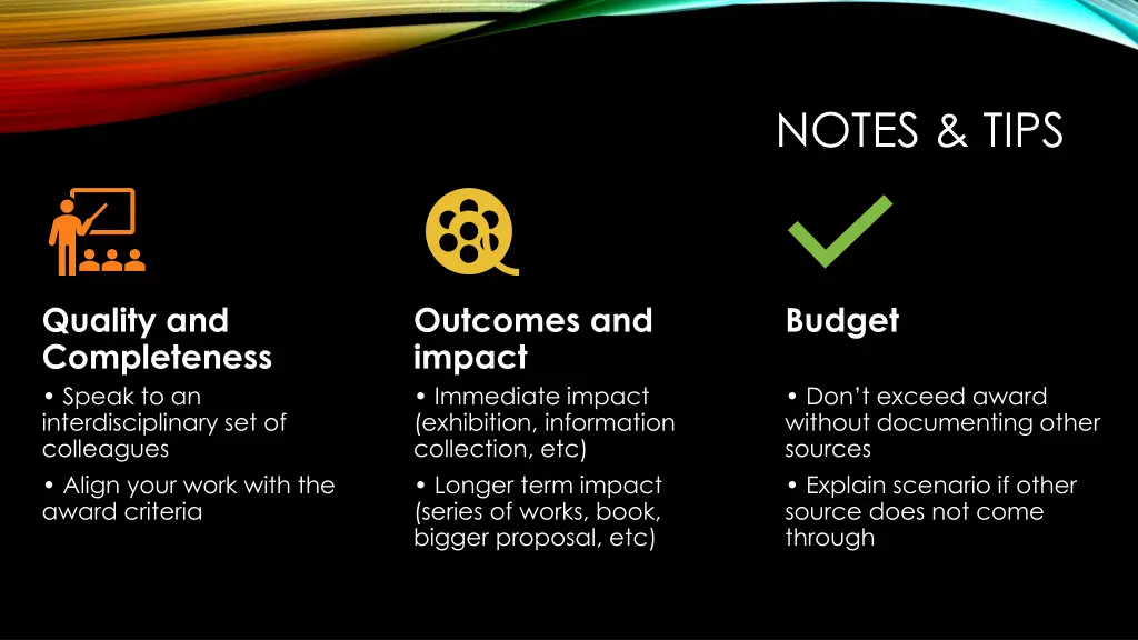 notes tips