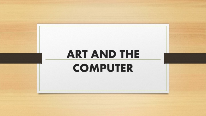 art and the computer