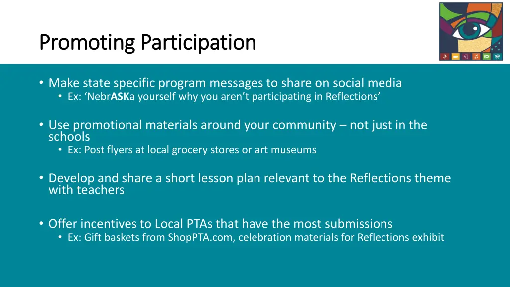promoting participation promoting participation