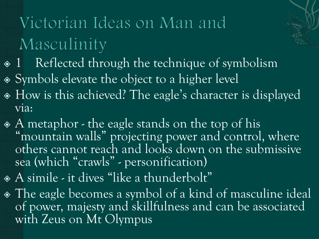 1 symbols elevate the object to a higher level