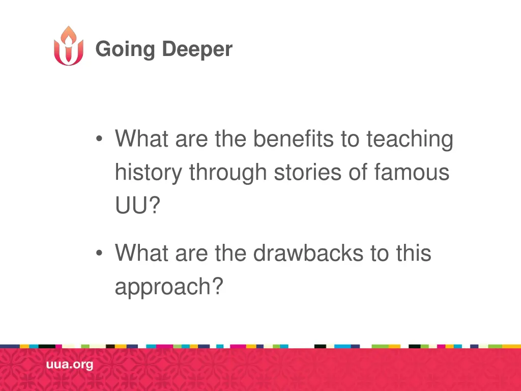going deeper