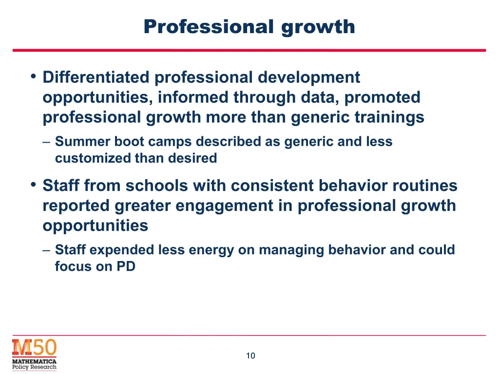 professional growth