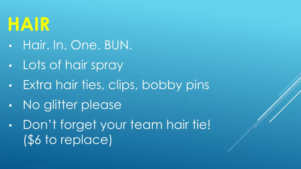 hair hair in one bun lots of hair spray extra