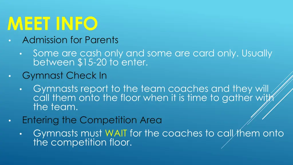 meet info admission for parents some are cash