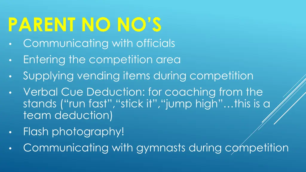 parent no no s communicating with officials