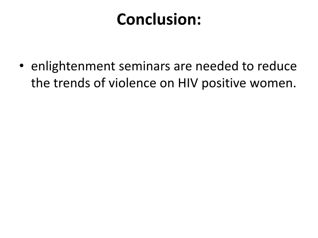 conclusion