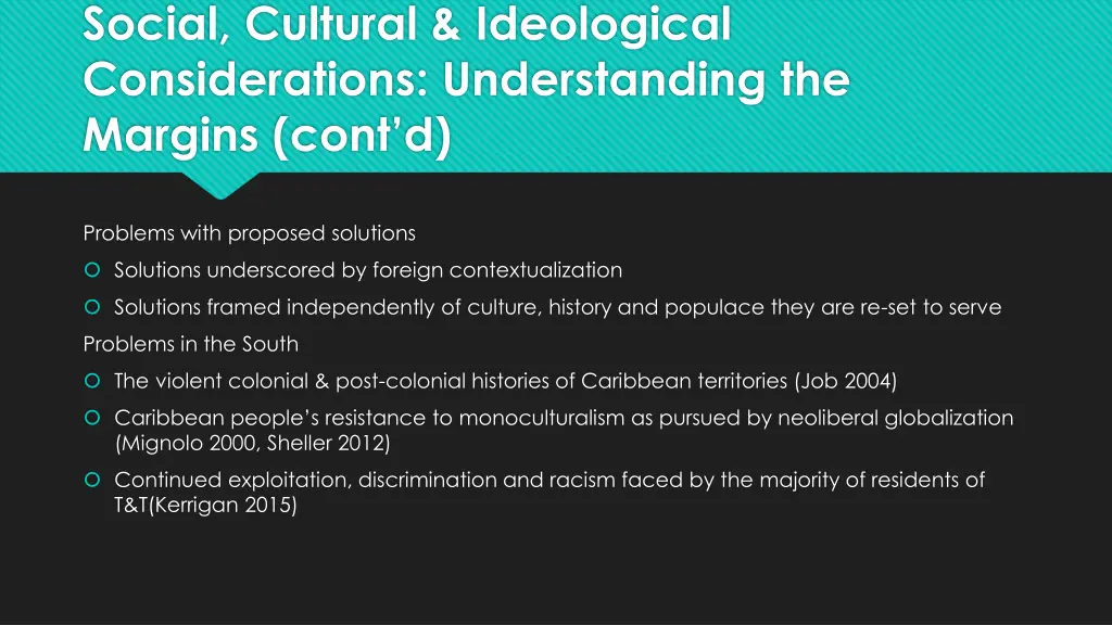 social cultural ideological considerations 1