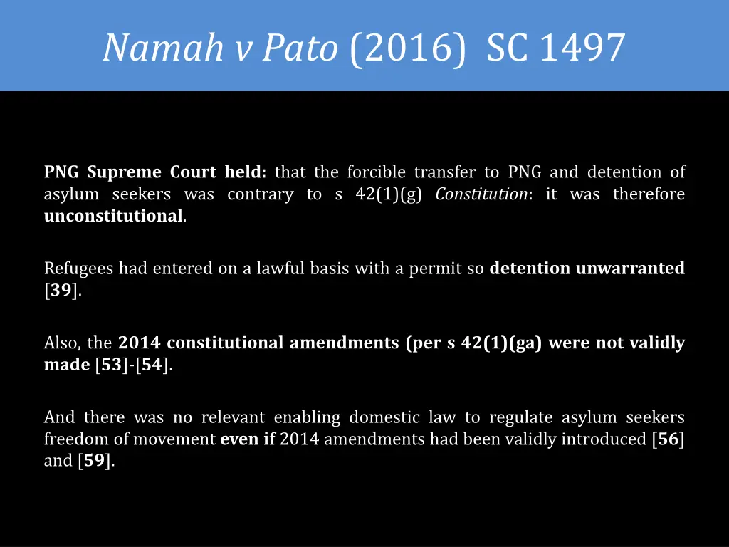 namah v pato 2016 sc 1497