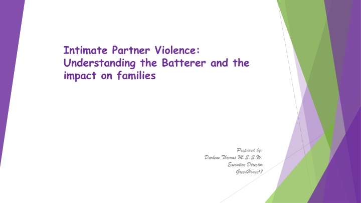 intimate partner violence understanding